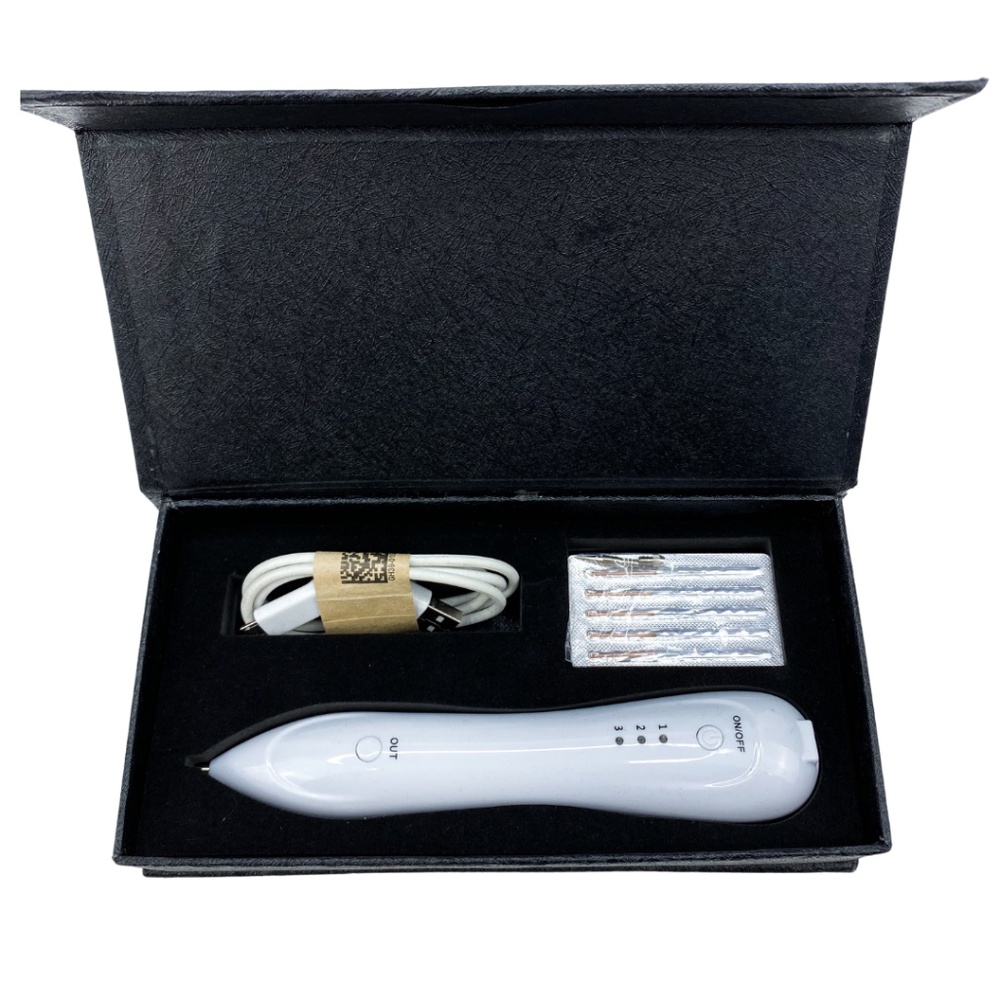 Skin Tag Tattoo Wart Mole Remover Beauty Tool 3 Laser Power Levels USB Charger